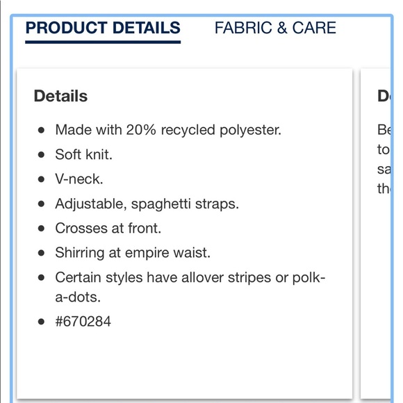 Gap‎ Teen Girls Cami Dress in Multi Stripe Cotton - Picture 4 of 8